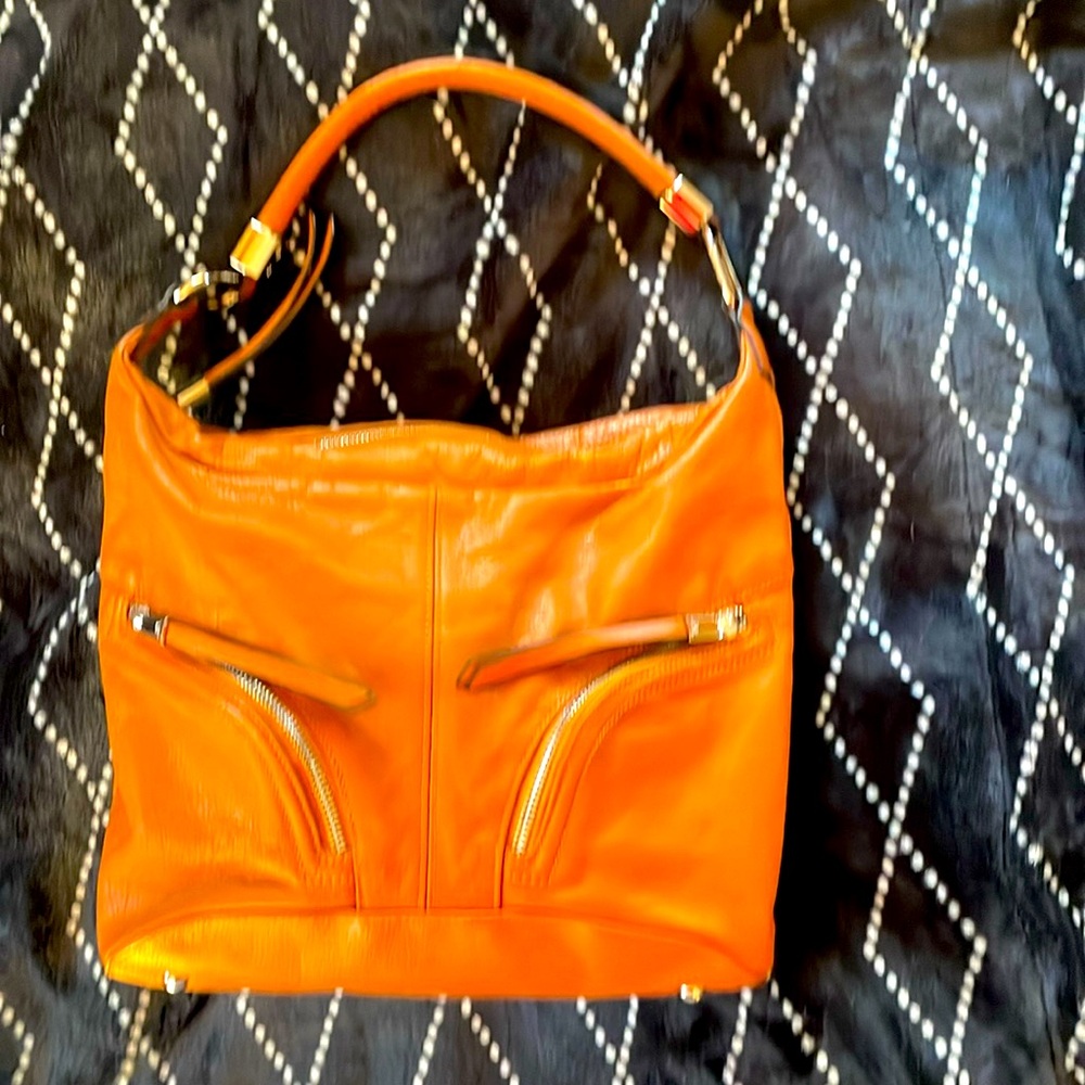 Gorgeous B. Makowswsky soft buttery leather bag.